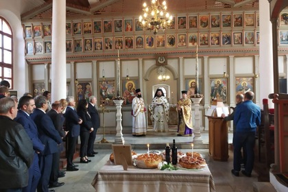 Отбелязване на втората годишнина от кончината на отец Александър Чъкърък в Одрин.